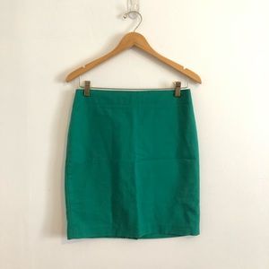 Dalia Collection Green Pencil Skirt